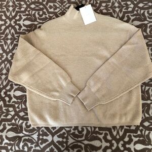 OAK+FORT Mockneck Sweater - Warm Sand